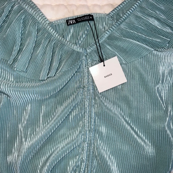 Super cute butterfly sleeve ribbed top - Picture 7 of 8